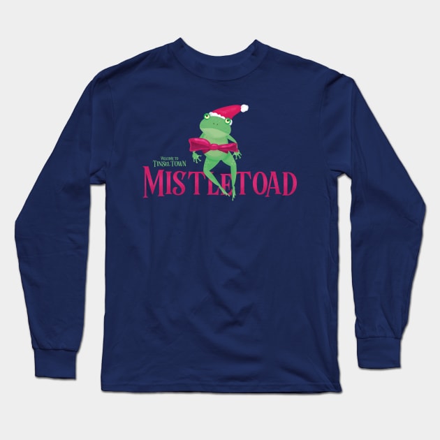 Mistletoad Long Sleeve T-Shirt by Triangle Content